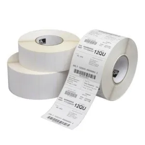 0.75" x 0.25"  Zebra Thermal Transfer Z-Supreme 2000T White Polyimide Label;  3" Core;  10000 Labels/roll;  1 Roll/carton