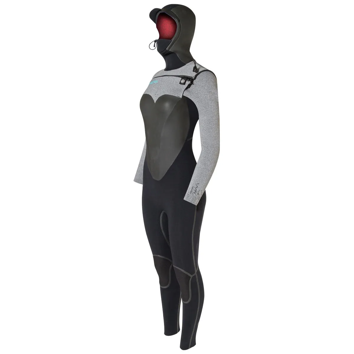 6/5 Hyperflex Womens Wetsuit Vyrl CRYO Frontzip Hooded Fullsuit - Size 12 - Final Sale