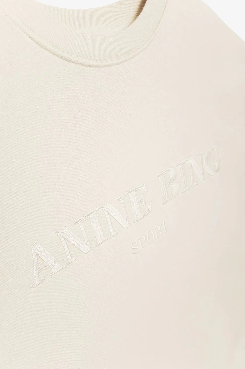 Anine Bing - Evan Sweatshirt in Cream