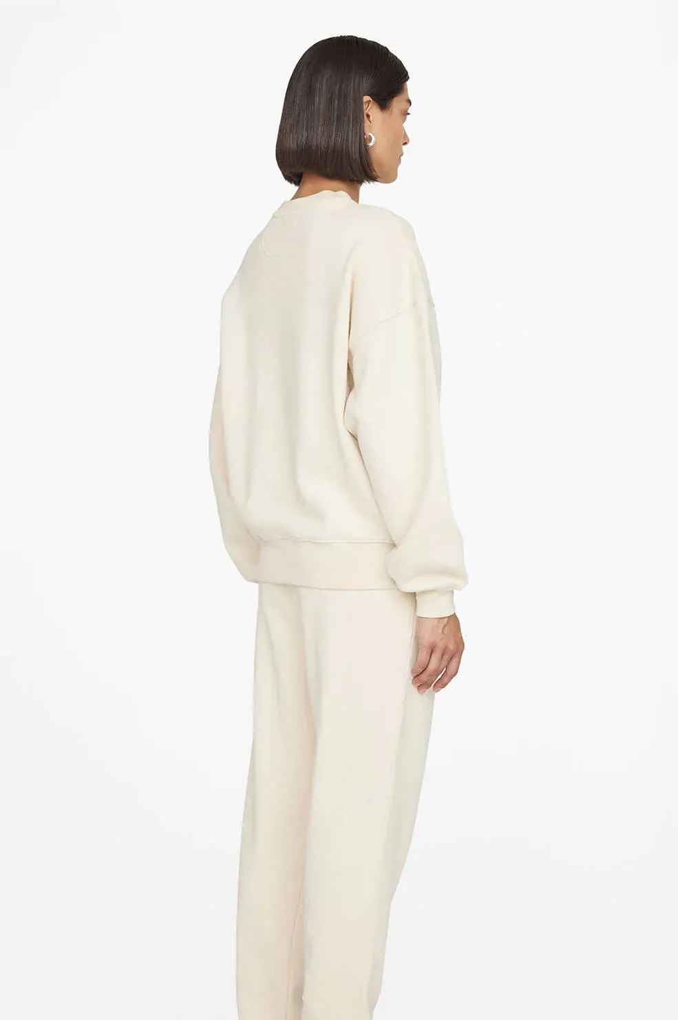 Anine Bing - Evan Sweatshirt in Cream