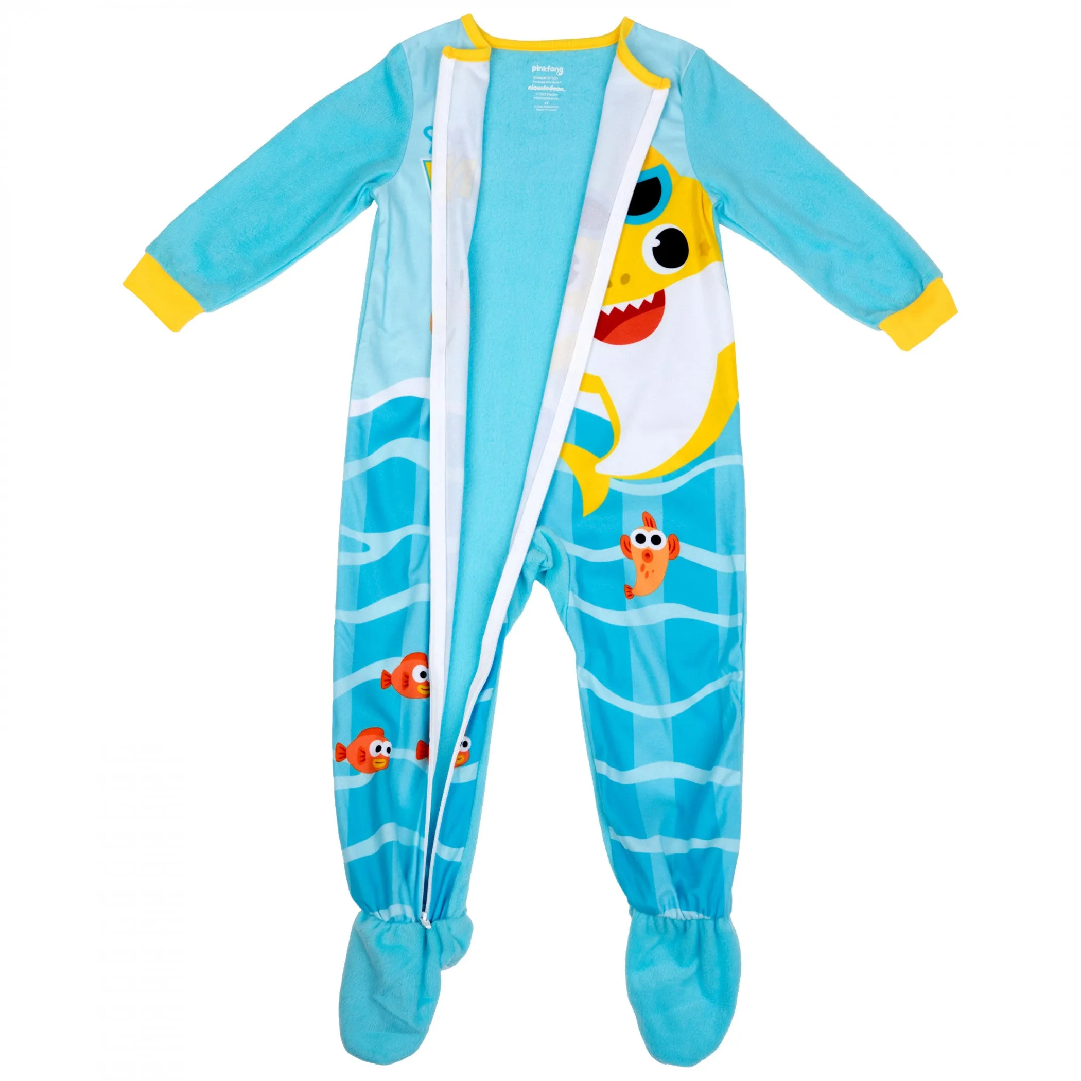 Baby Shark High Fin Toddler Footie Pajama Sleeper