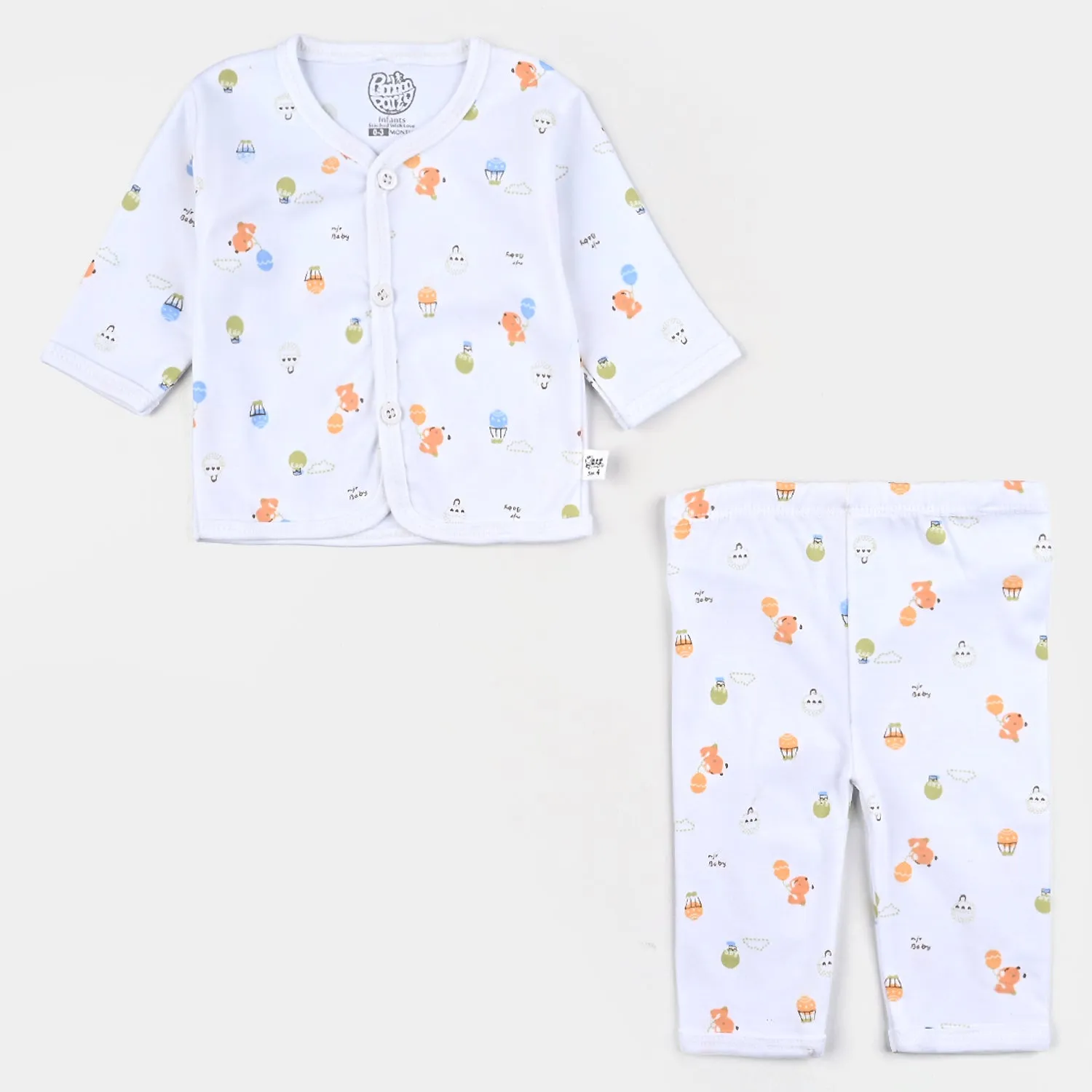 Baby Winter Suit Air Balloon Orange 4PCs |