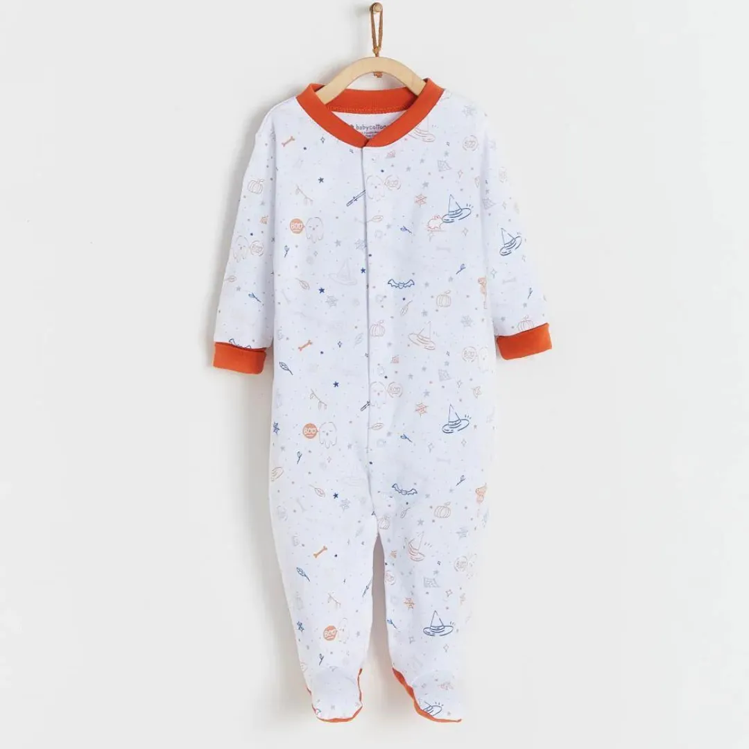 Babycottons Halloween Snaps Footed Pajama