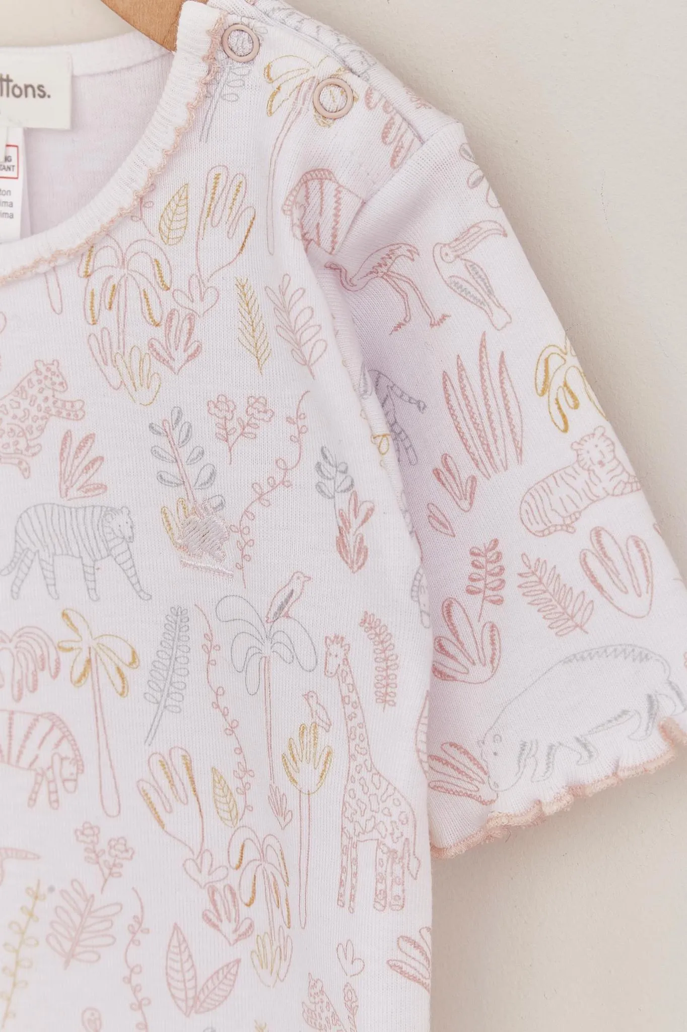 Babycottons Safari Olivia Snug Fit Short Pajama Set