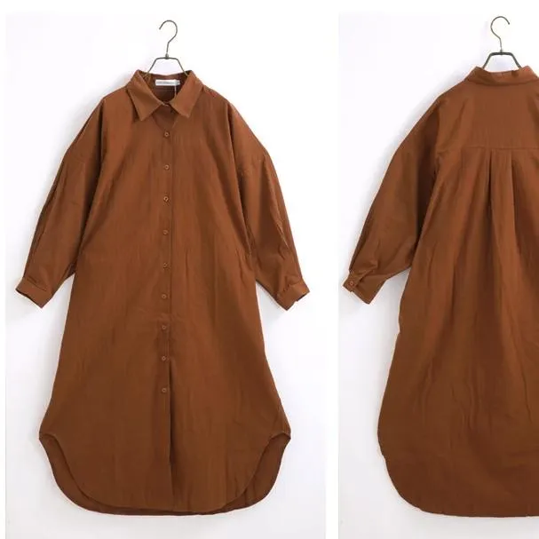 Chemise Longue Robe Coréenne