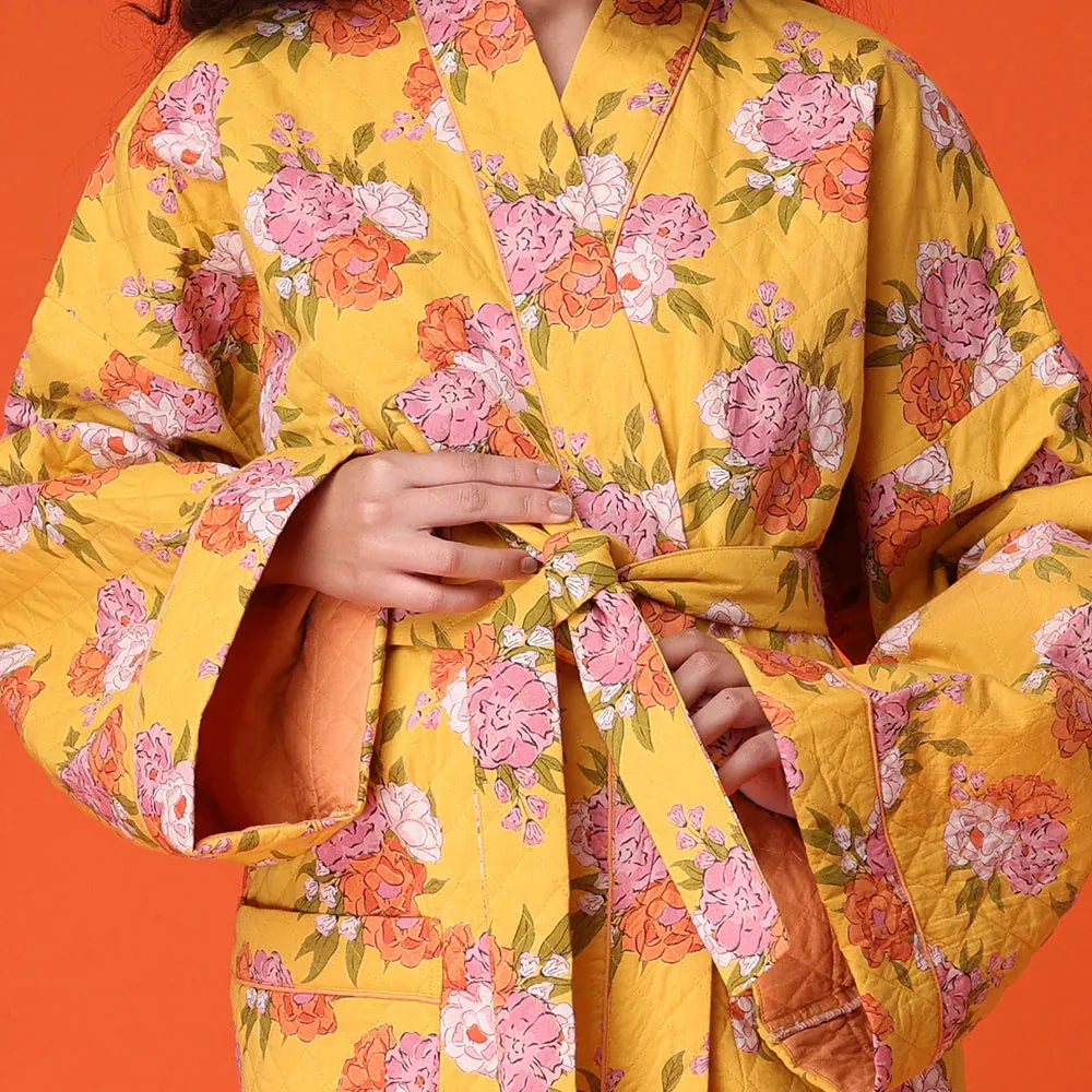 Cotton Quilted Short Robes