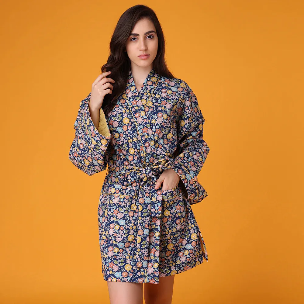 Cotton Quilted Short Robes