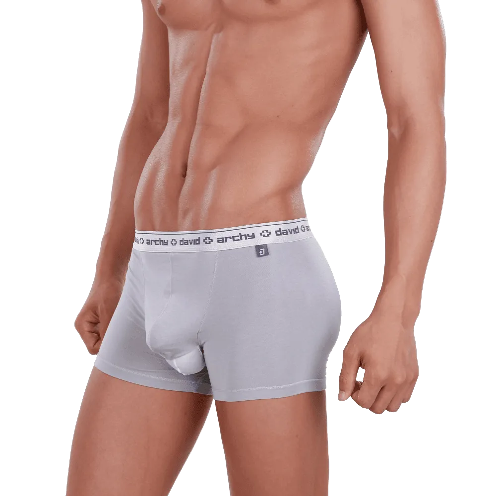 David Archy Men's 4 Pack Micro Modal Separate Pouch Trunks
