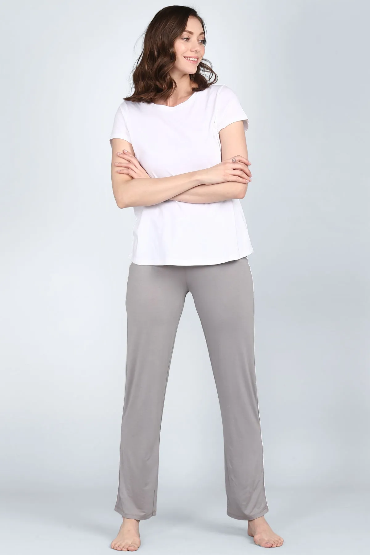 Deep Grey Pajama Set