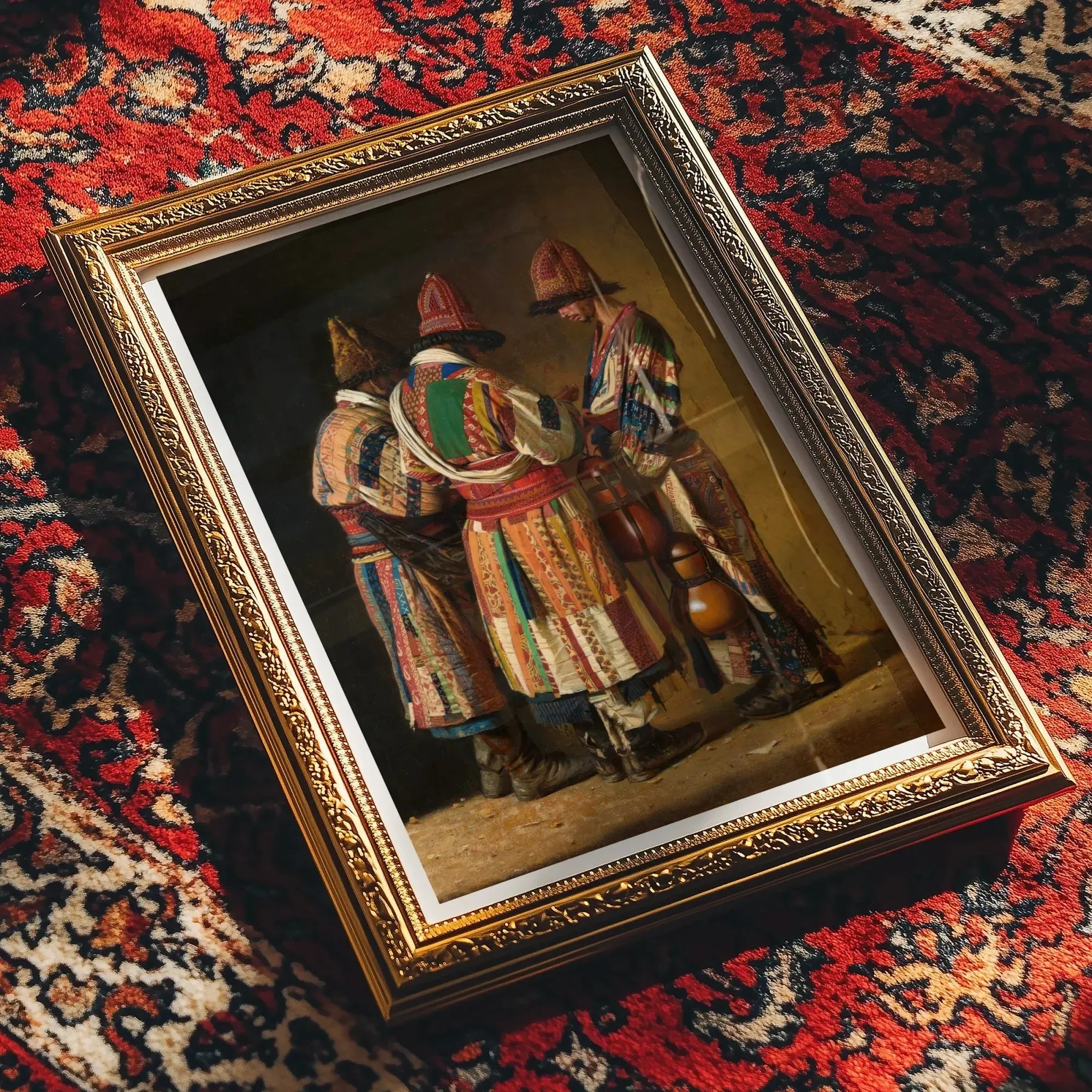 Dervishes in Festive Attire - Vasily Vereshchagin Art Print