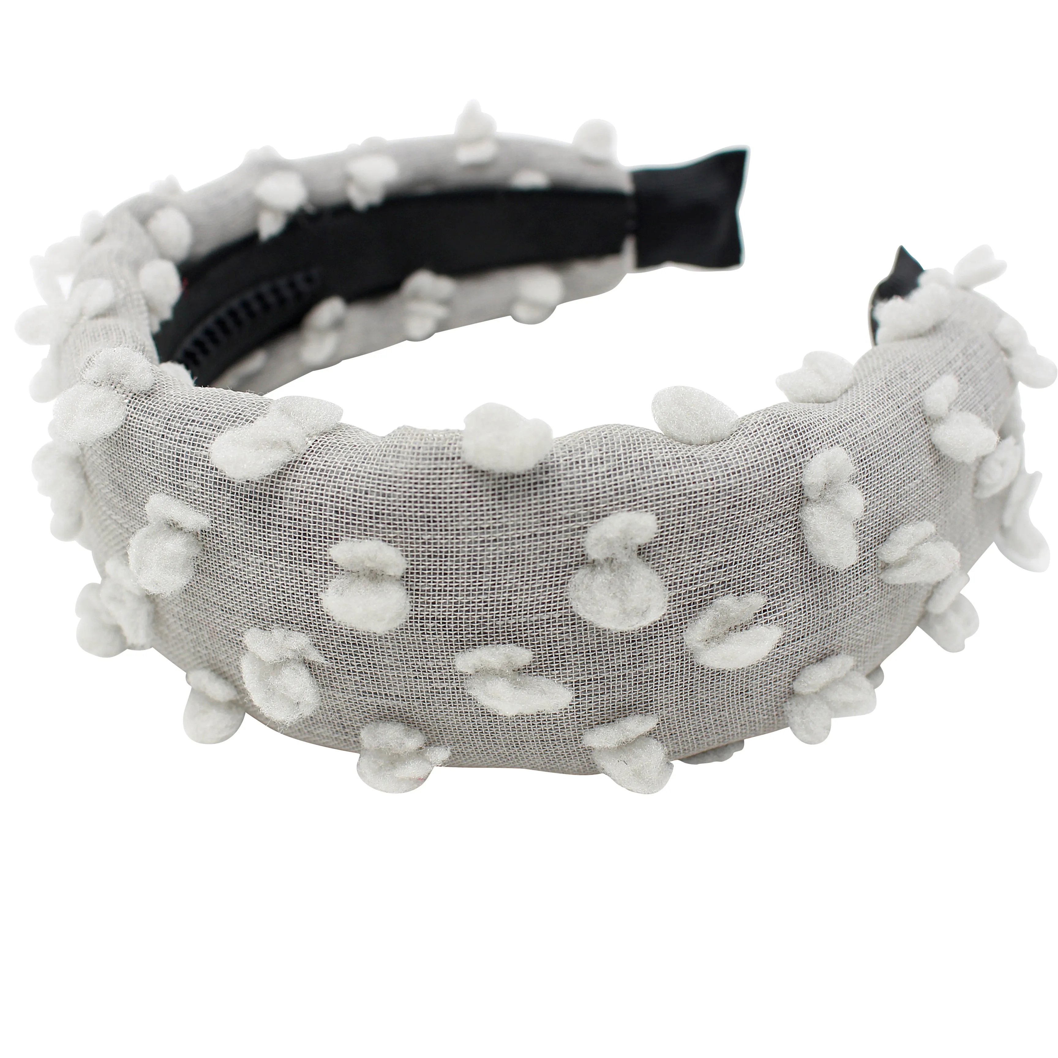 Dotted Wool Flat Headband