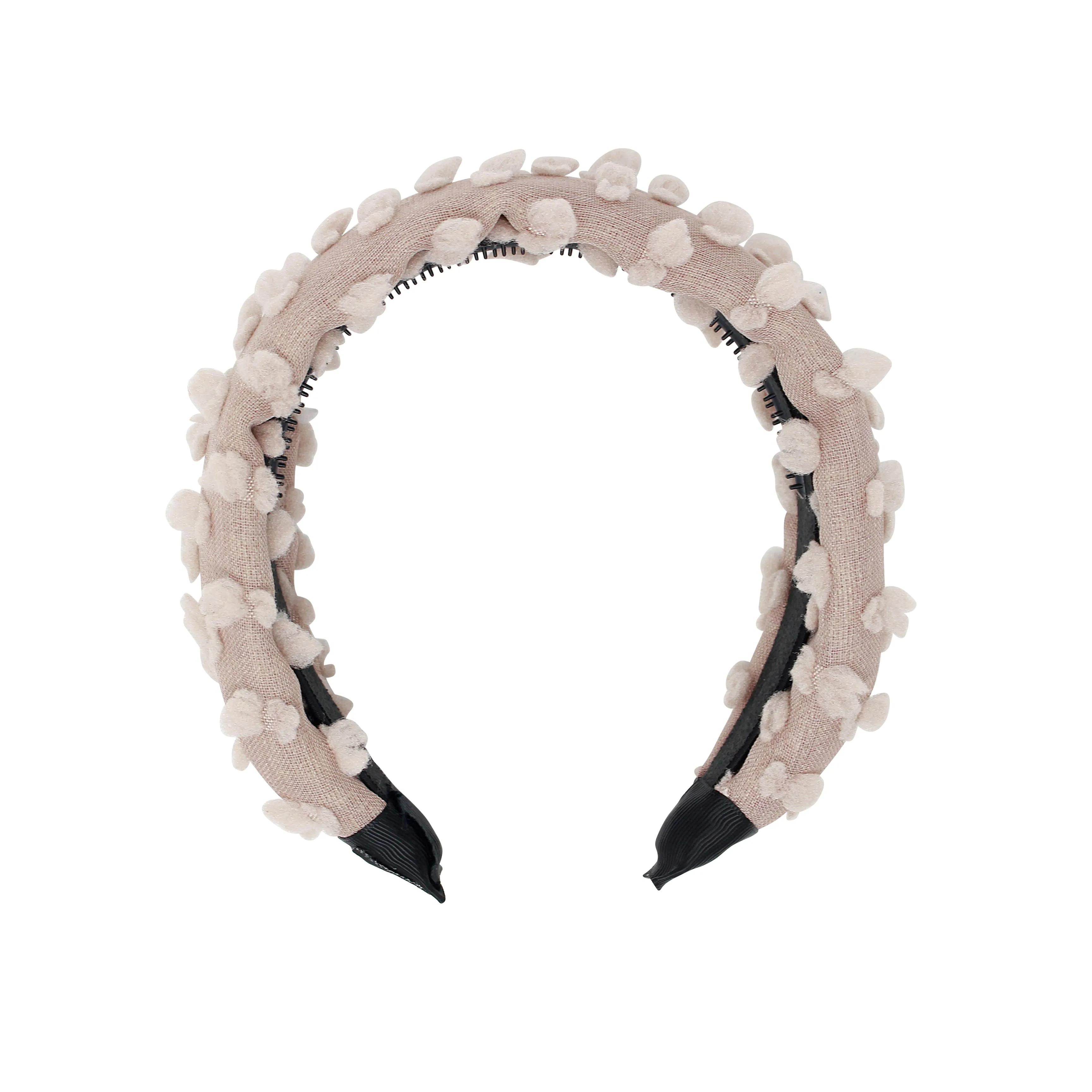 Dotted Wool Flat Headband