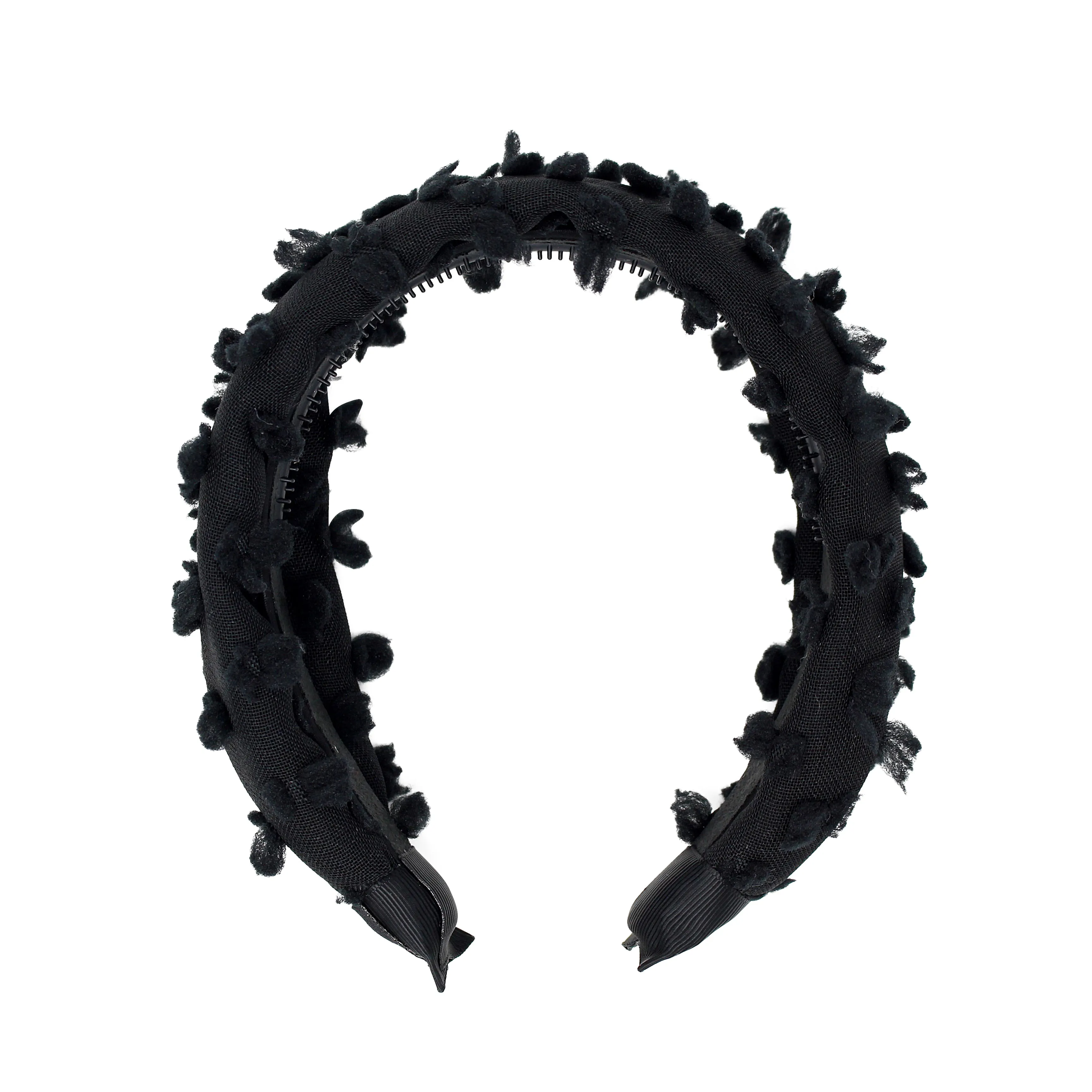 Dotted Wool Flat Headband