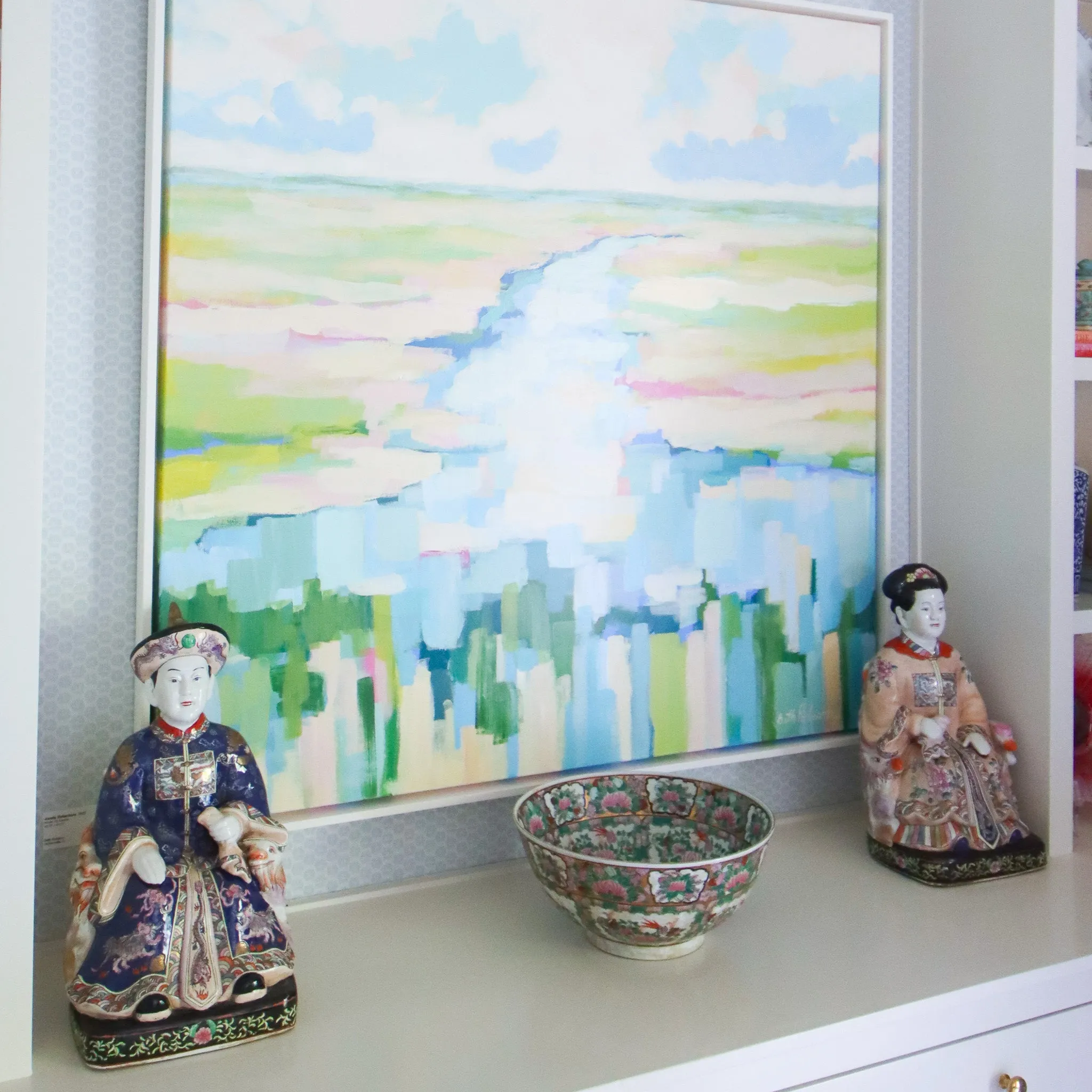 Emperor & Empress Export Porcelain Statues