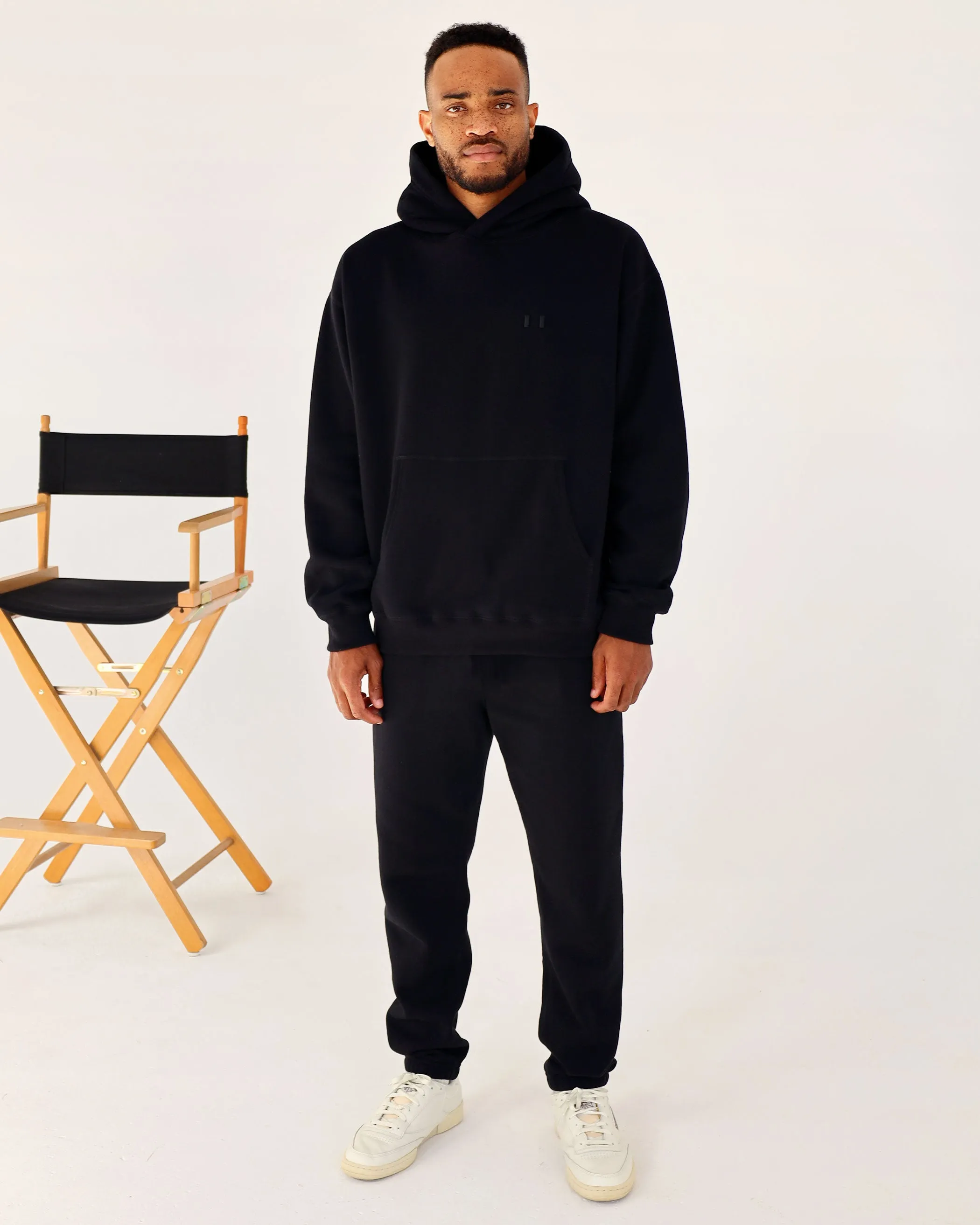 Flag Fleece Sweatpant Black - Unisex