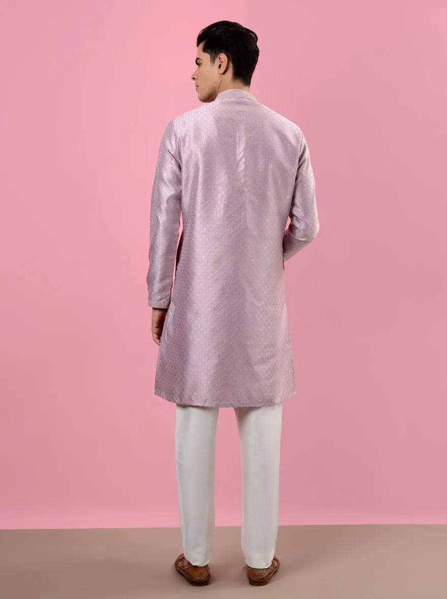 Garnet Pink Kurta Pajama | Azania