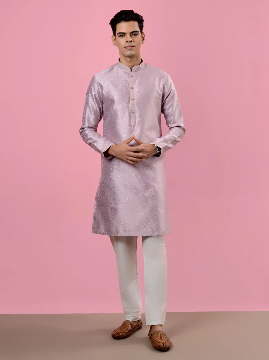 Garnet Pink Kurta Pajama | Azania