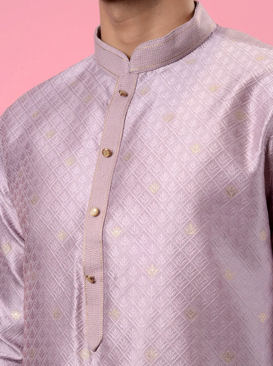 Garnet Pink Kurta Pajama | Azania