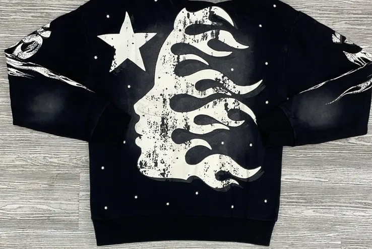 Hell Star - sweatsuit stacked (black)