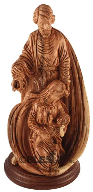 Holy Family, Enfolding Robes, Size 13.8"/35 cm