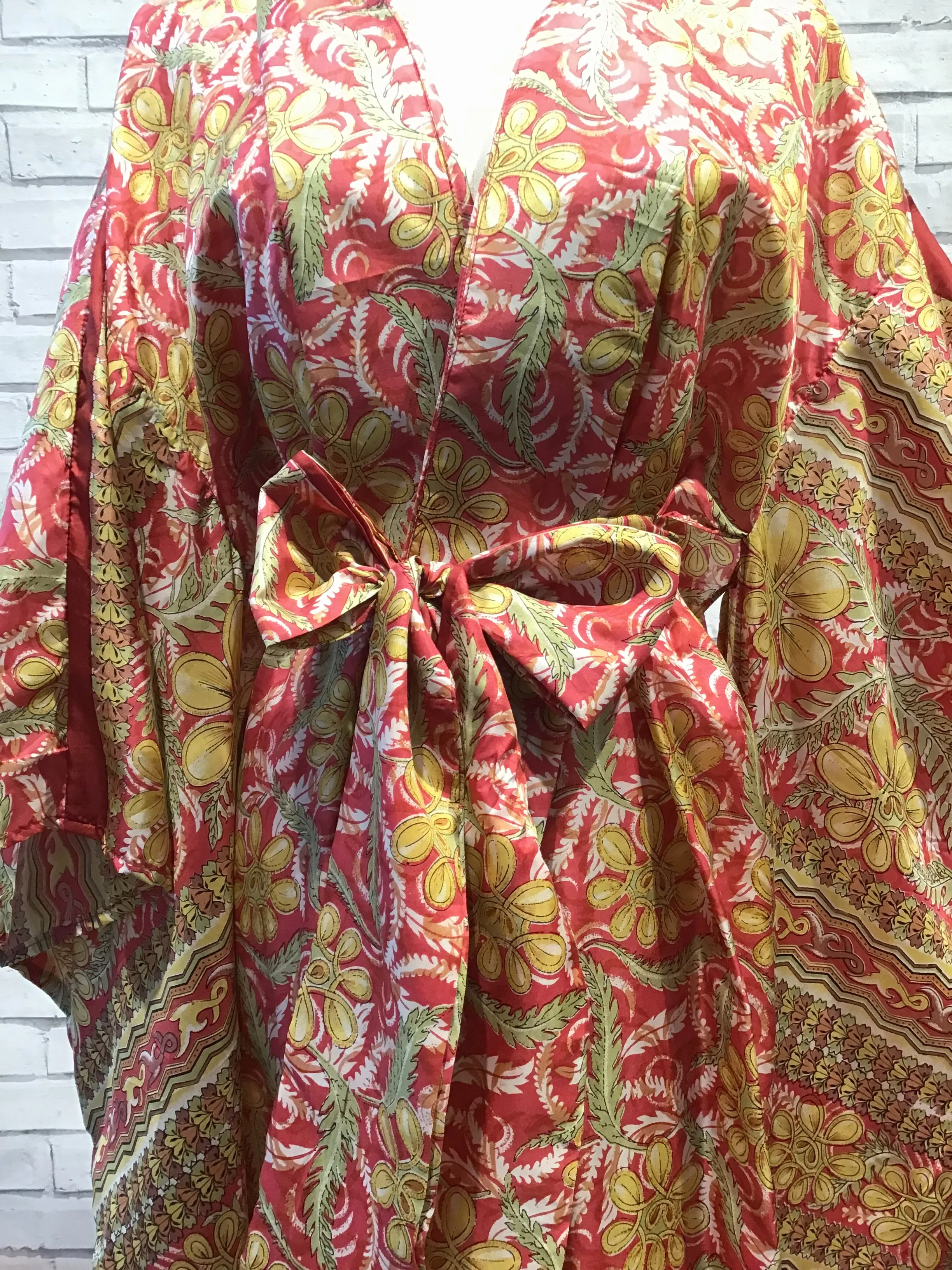 Indian Summer silk kimono