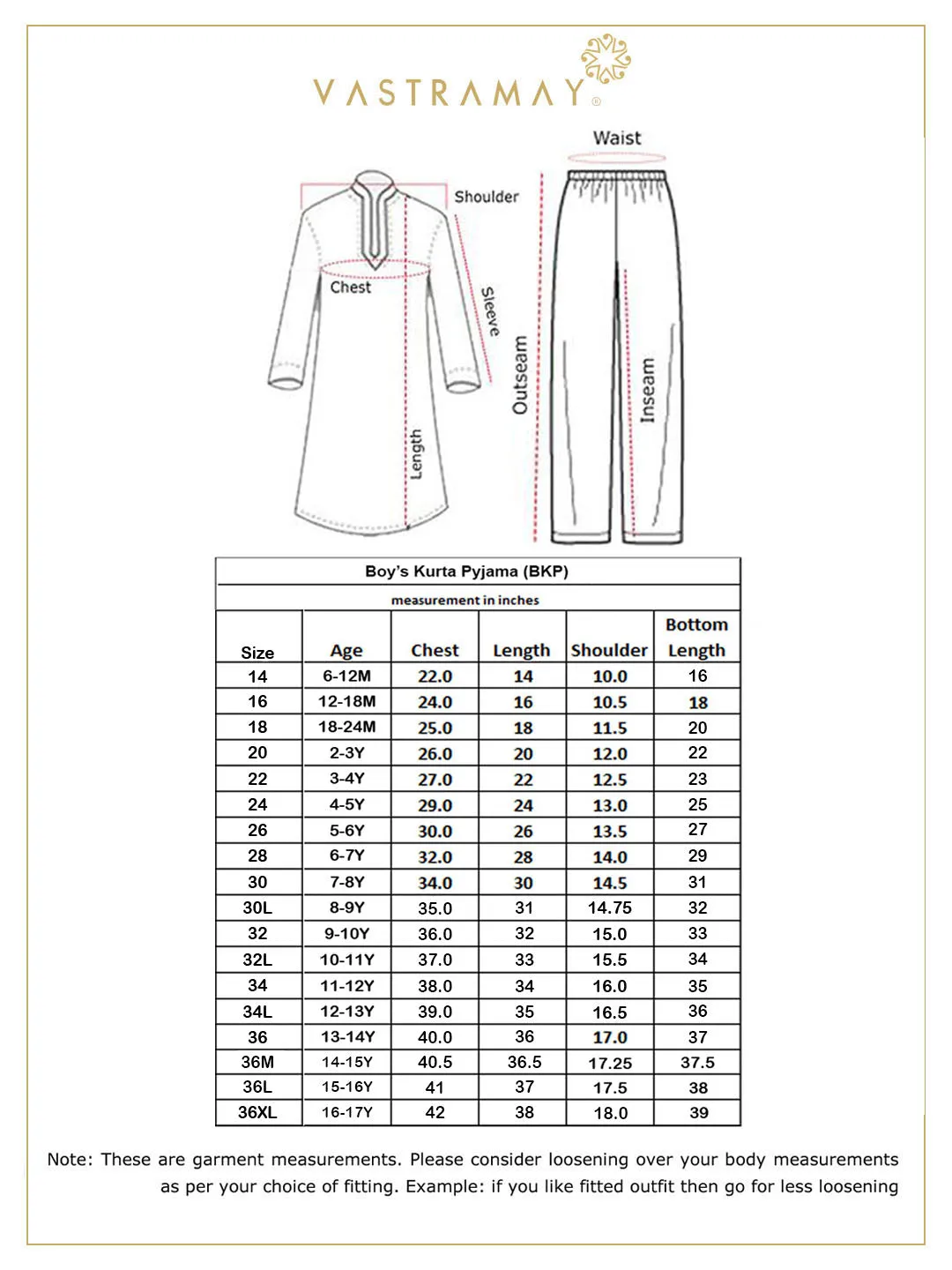 Jashvi Boy's Chiku Brown Printed Kurta With Pyjama Set