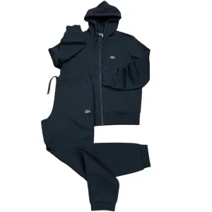 LACOSTE FUll ZIP HOODED CLASSIC SWEATSUIT Men’s -BLACK