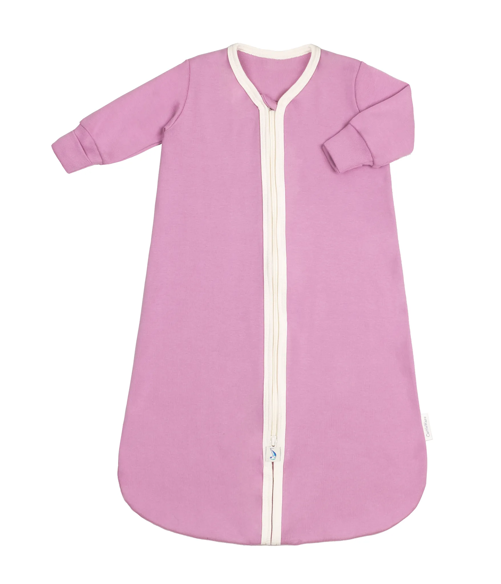 Long Sleeve Organic Cotton Rib Knit Sleeper Bag TOG 1.5