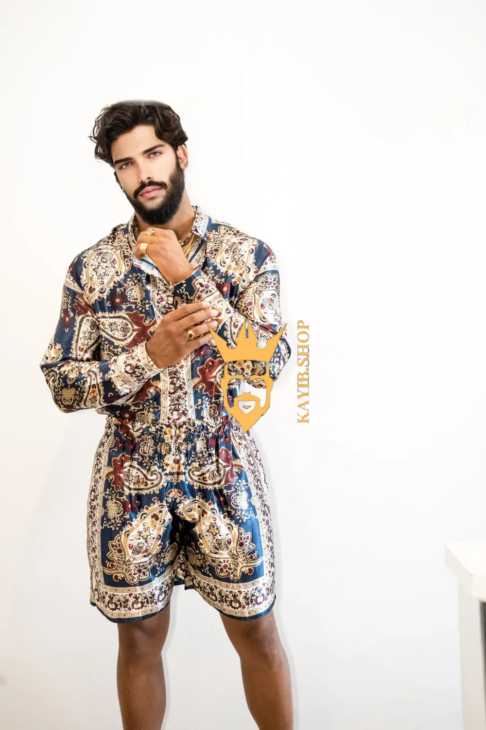 Luxury Silk shirt Set - Elevate Your Style with Vibrant Fashion - Stay Cool and Look Flawless All Summer Long