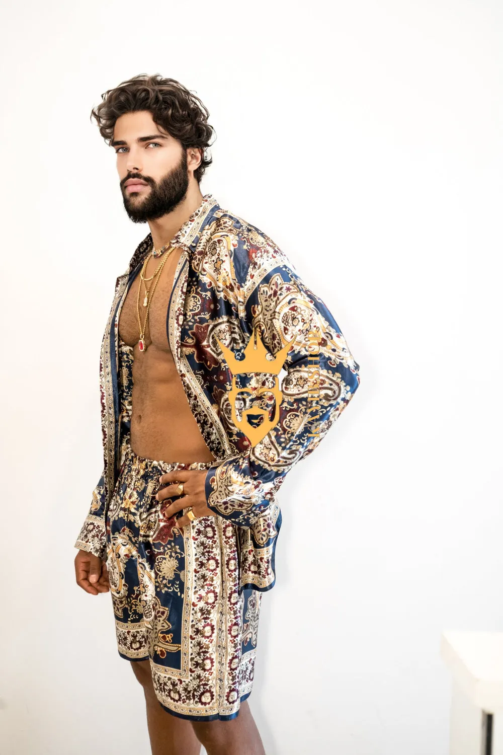 Luxury Silk shirt Set - Elevate Your Style with Vibrant Fashion - Stay Cool and Look Flawless All Summer Long