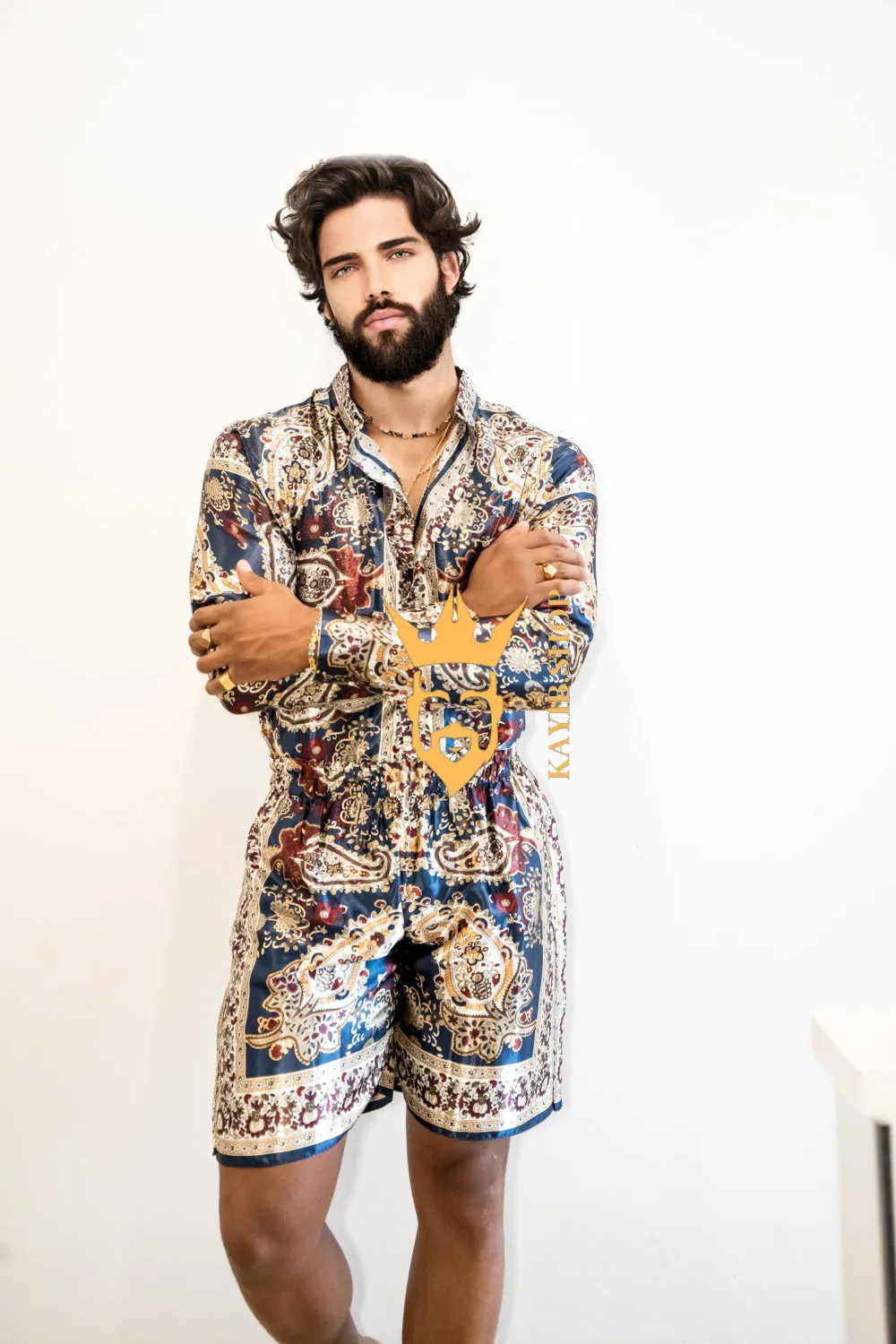 Luxury Silk shirt Set - Elevate Your Style with Vibrant Fashion - Stay Cool and Look Flawless All Summer Long