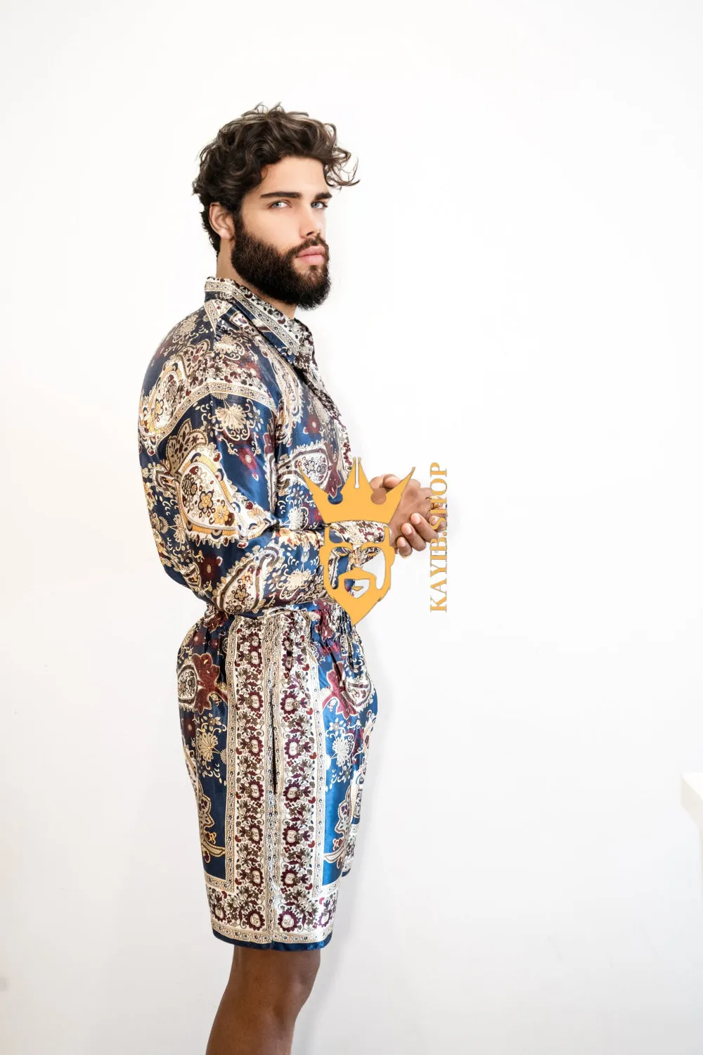 Luxury Silk shirt Set - Elevate Your Style with Vibrant Fashion - Stay Cool and Look Flawless All Summer Long
