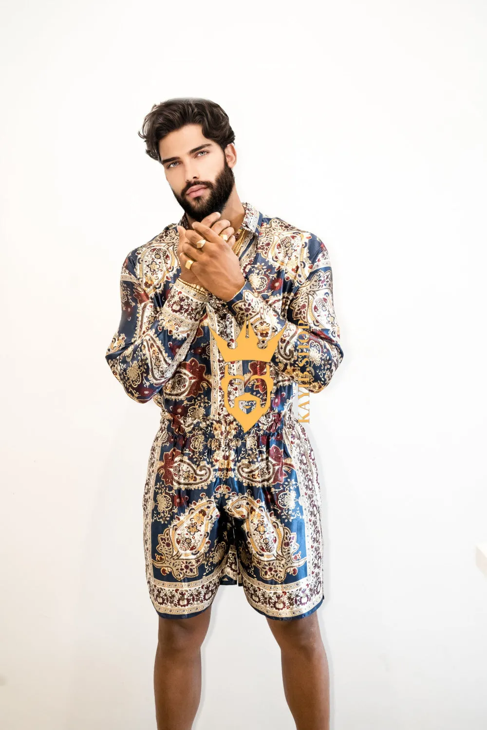 Luxury Silk shirt Set - Elevate Your Style with Vibrant Fashion - Stay Cool and Look Flawless All Summer Long