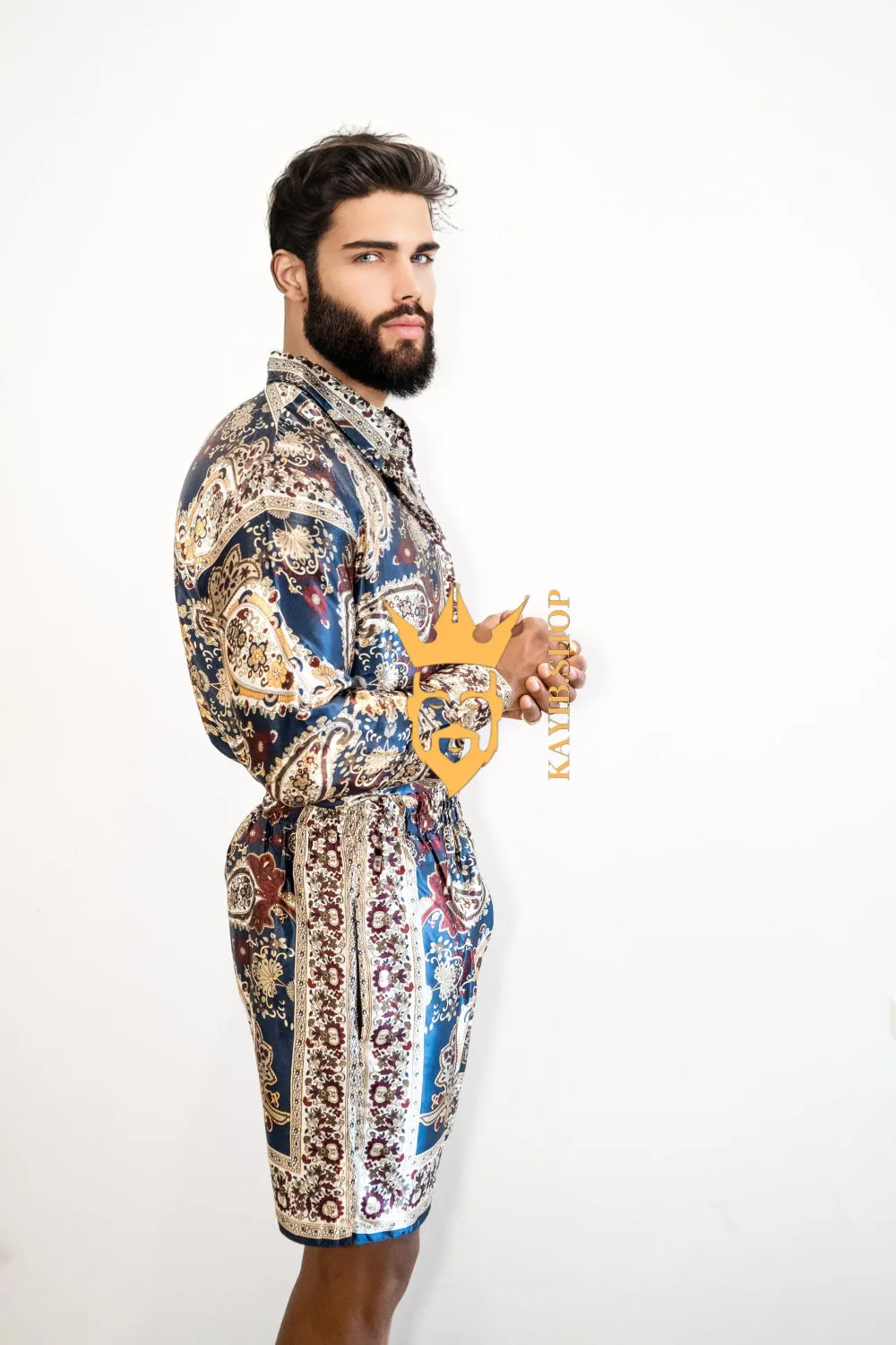 Luxury Silk shirt Set - Elevate Your Style with Vibrant Fashion - Stay Cool and Look Flawless All Summer Long