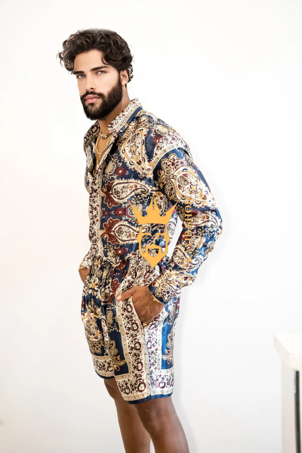 Luxury Silk shirt Set - Elevate Your Style with Vibrant Fashion - Stay Cool and Look Flawless All Summer Long