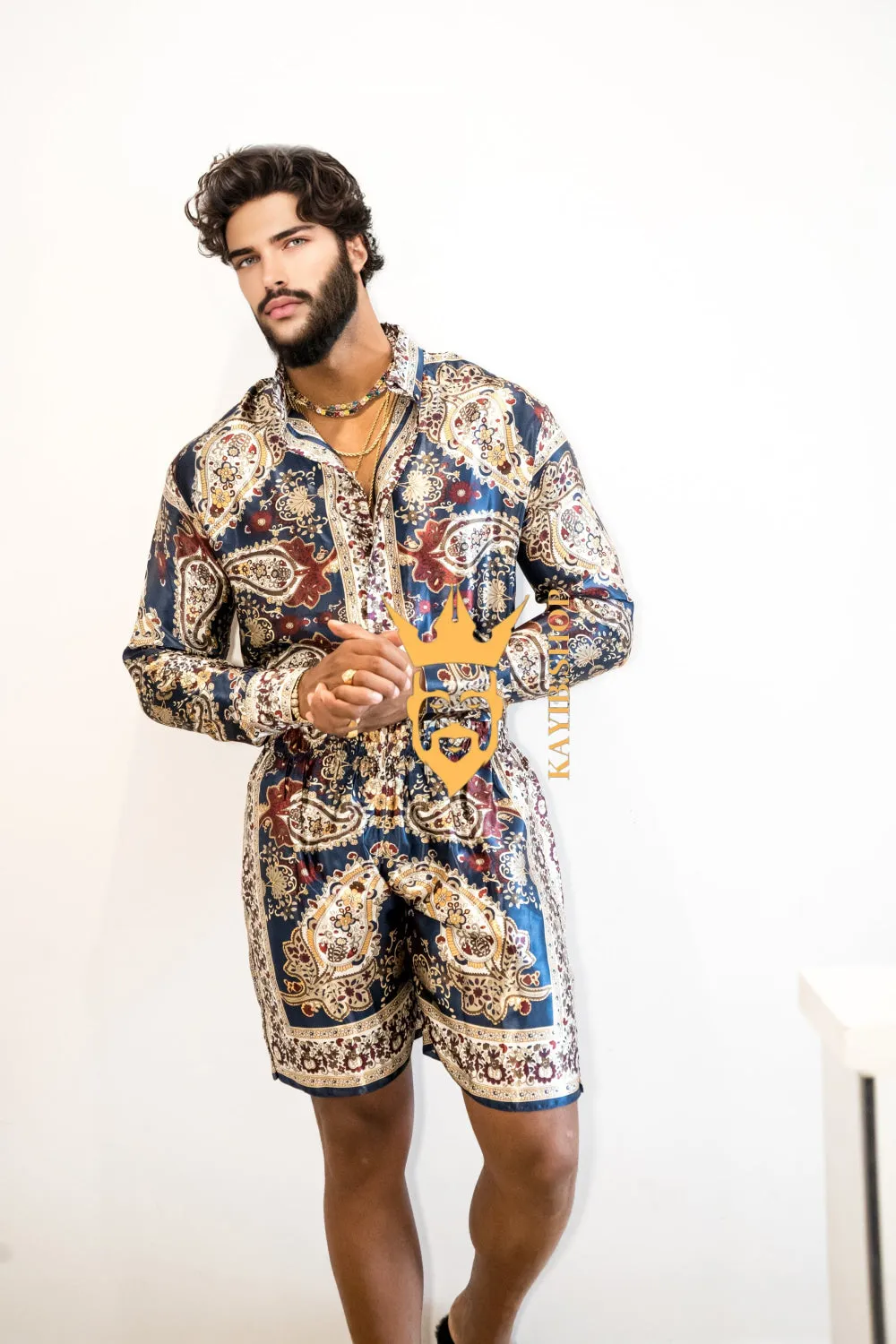 Luxury Silk shirt Set - Elevate Your Style with Vibrant Fashion - Stay Cool and Look Flawless All Summer Long