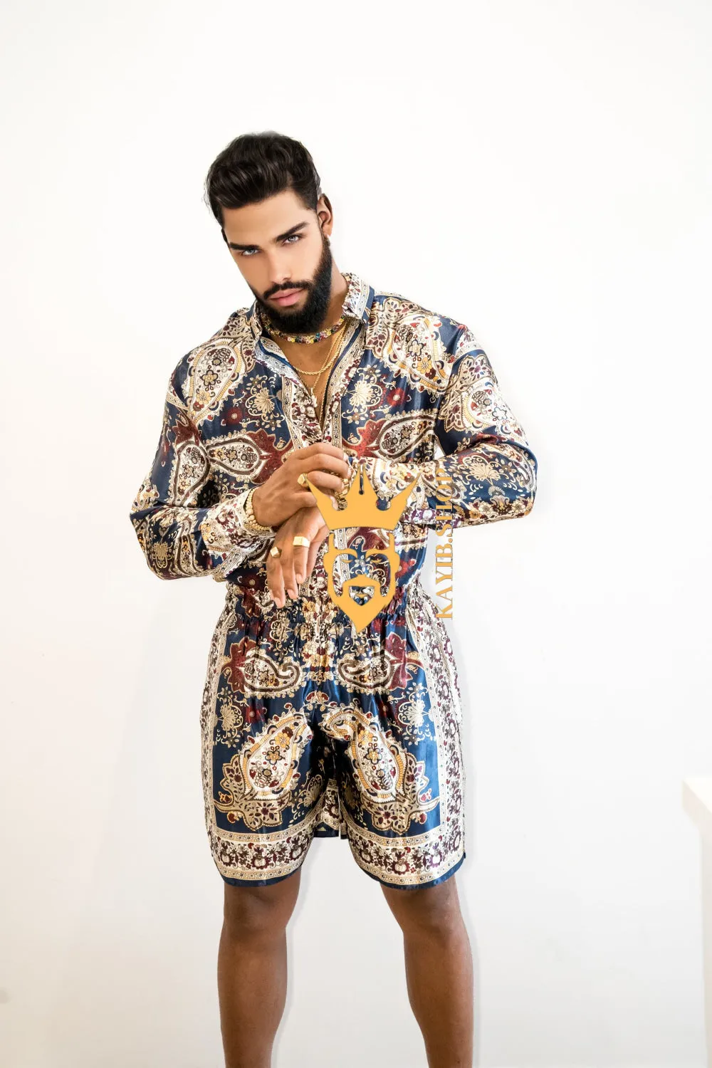 Luxury Silk shirt Set - Elevate Your Style with Vibrant Fashion - Stay Cool and Look Flawless All Summer Long
