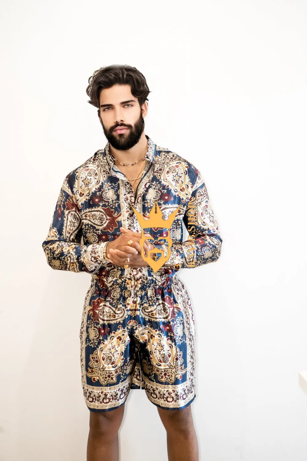 Luxury Silk shirt Set - Elevate Your Style with Vibrant Fashion - Stay Cool and Look Flawless All Summer Long