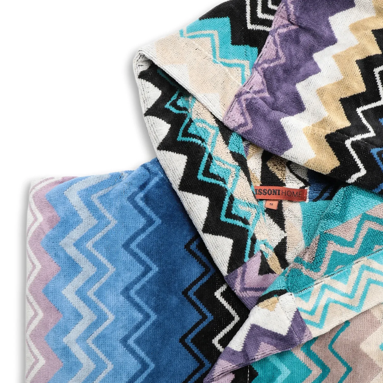 Missoni Home Giacomo Luxury Bathrobe, Colour 170 - High-Quality Plush, Comfort, and Style