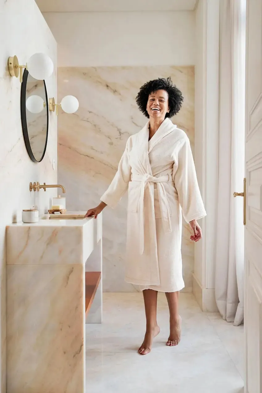 Natural Classic Cotton Bathrobe