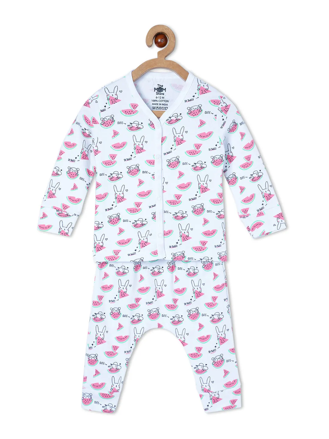 Newborn and Infant Pajama Set Combo of 3: Summer Melon-Fruitilicious-Mango Mia