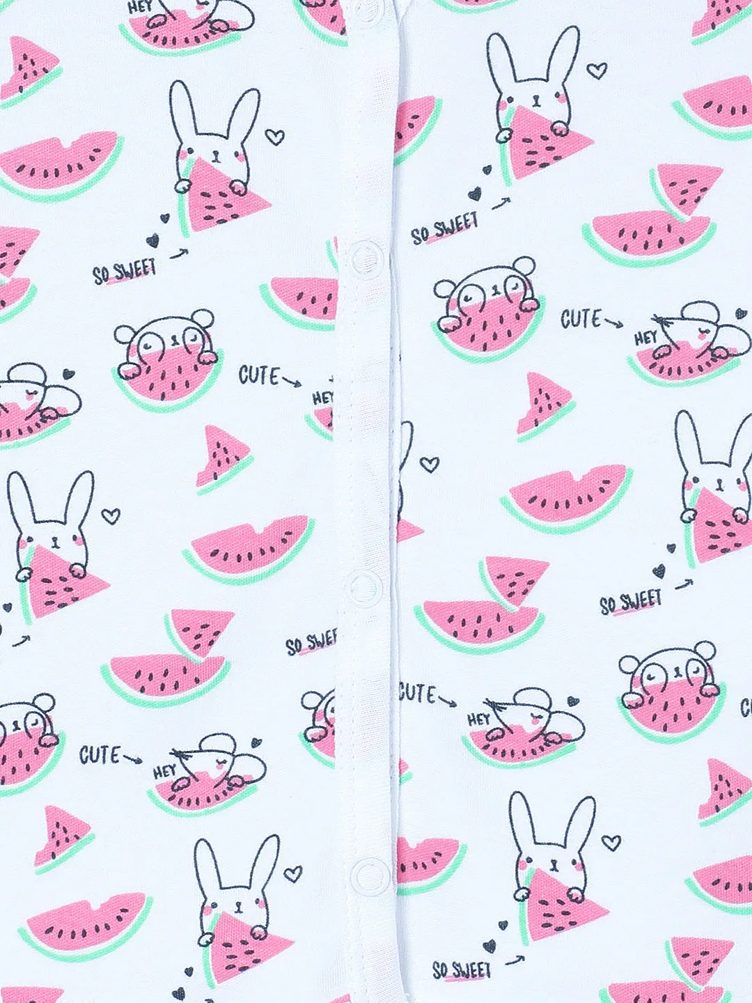 Newborn and Infant Pajama Set Combo of 3: Summer Melon-Fruitilicious-Mango Mia