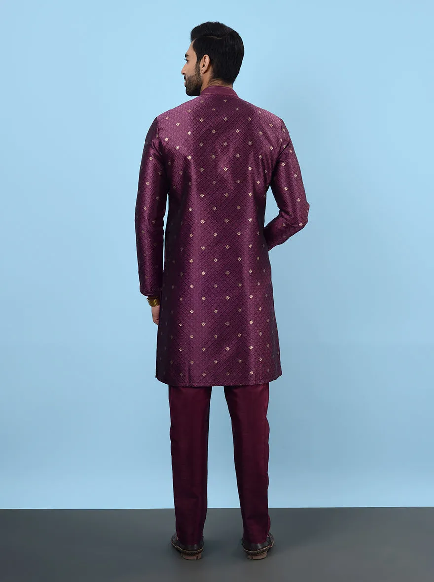Onion Wine Kurta Pajama | Azania