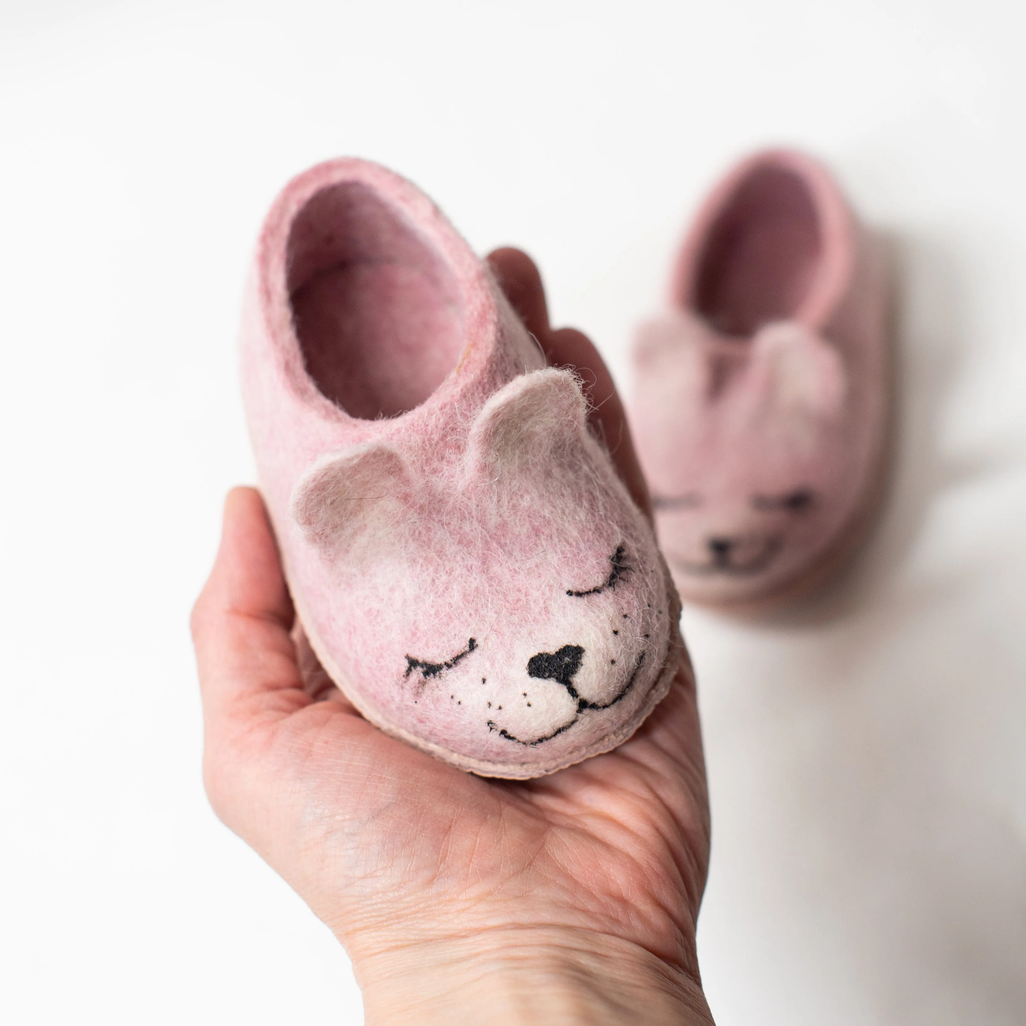 Pink Bunny Slippers Toddler Kids (Eu 23/30)