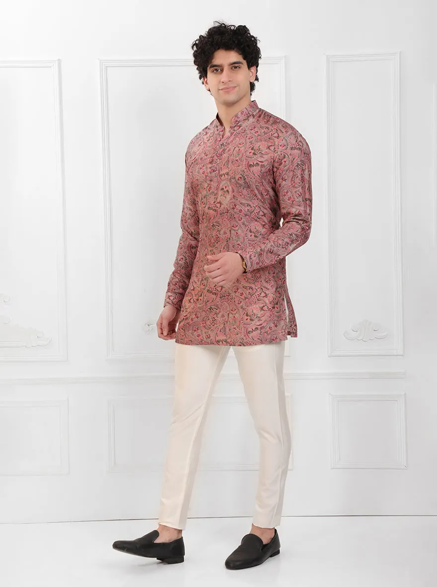 Pink Multi Kurta Pajama | TULA