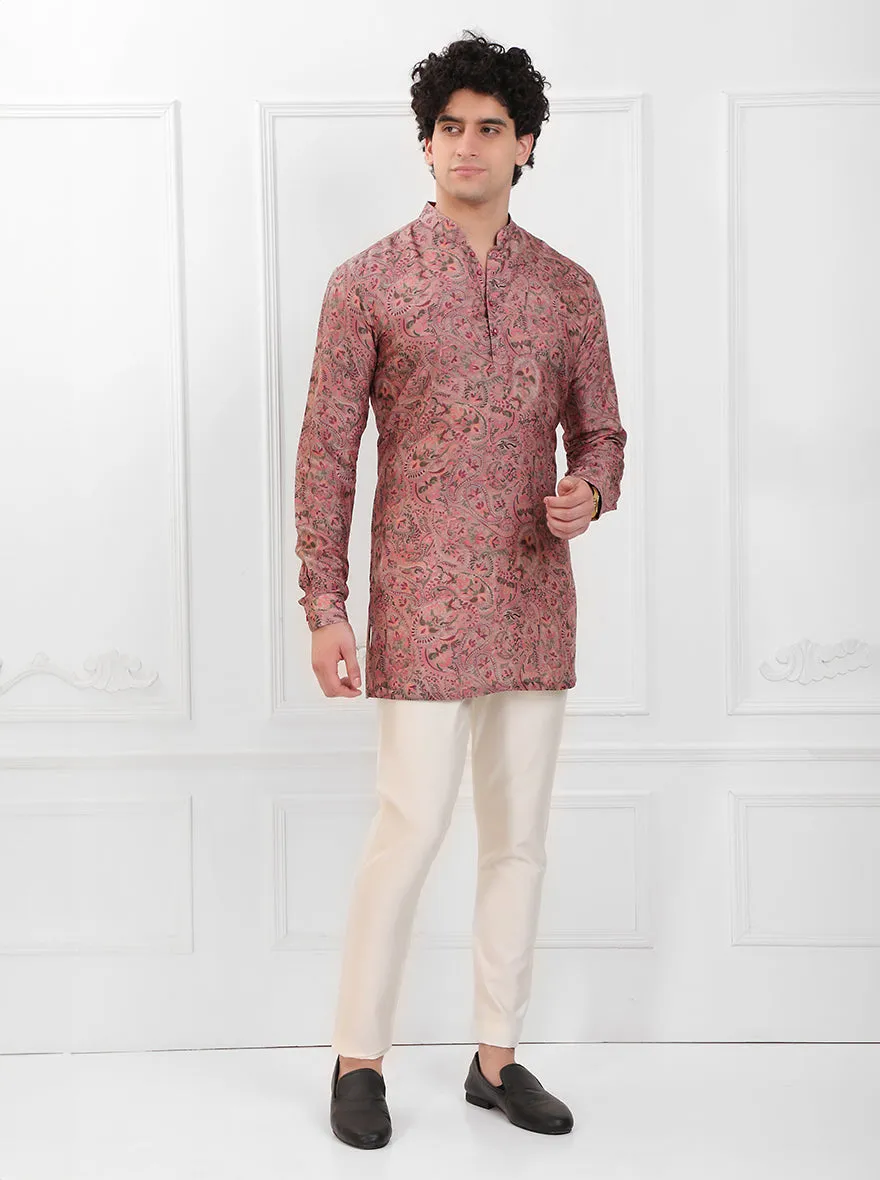 Pink Multi Kurta Pajama | TULA