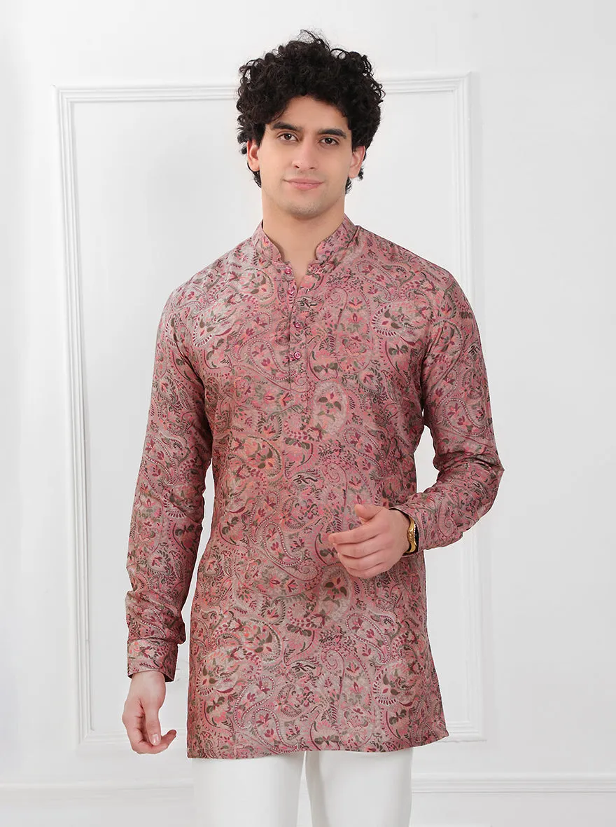 Pink Multi Kurta Pajama | TULA