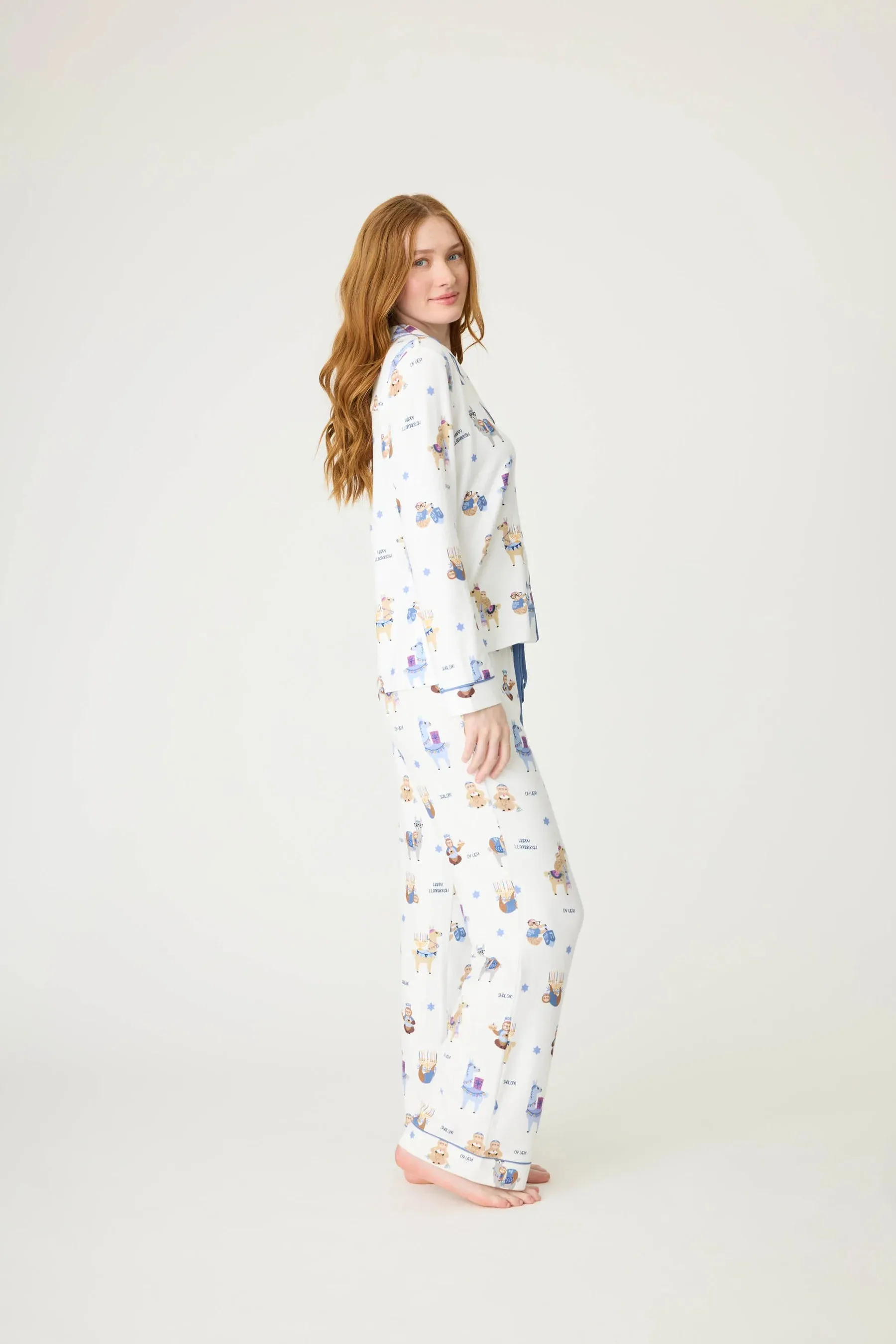 PJ Salvage Happy Llamakkah Pajama Set