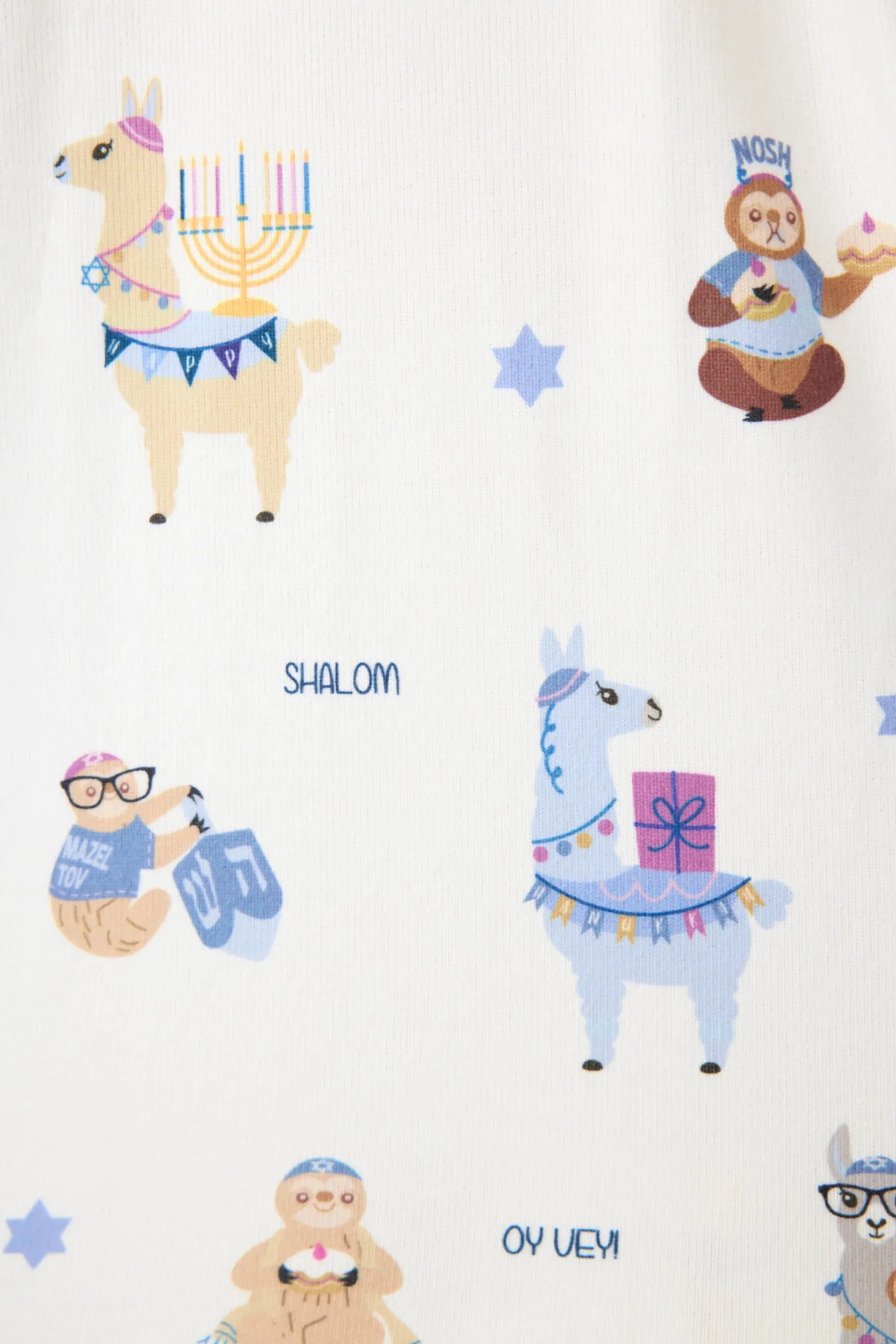 PJ Salvage Happy Llamakkah Pajama Set