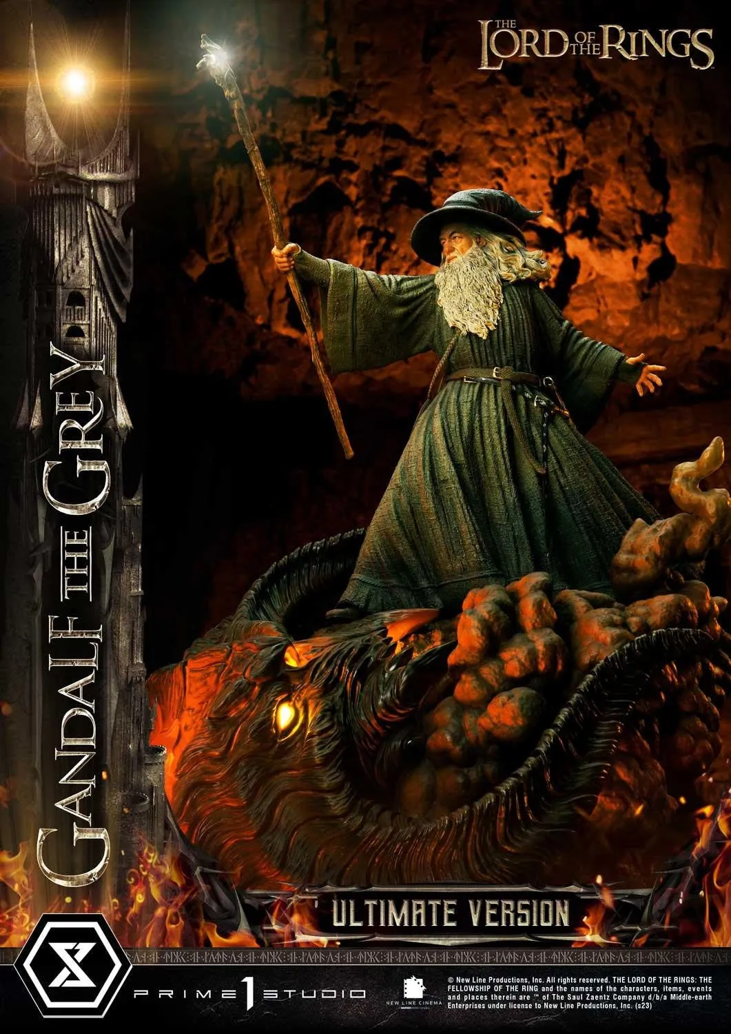 PRE-ORDER: Prime 1 Studio Premium Masterline The Lord of the Rings (Film) Gandalf the Grey Ultimate Version 1:4 Scale Statue